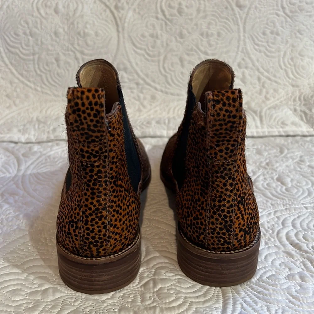 The Ainsley Chelsea Boot‎ in Spotted Calf Hair, size 7